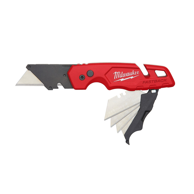 Flip Utility Knife W Blade Storage
