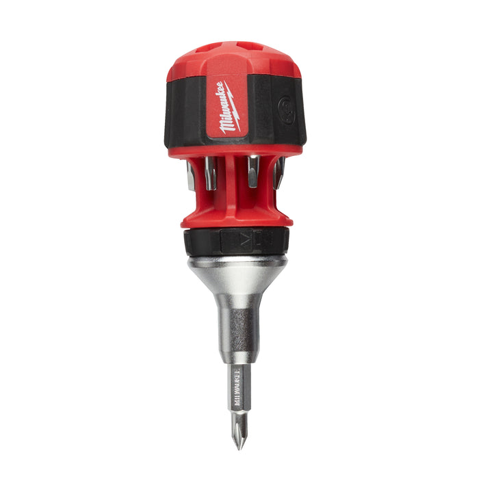 8 in 1 Compact Ratcheting Multibit Screwdriver- Universal -1pc