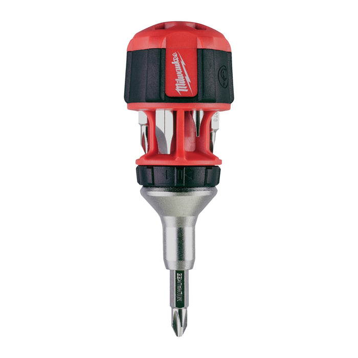 8 in 1 Compact Ratcheting Multibit Screwdriver- Universal -1pc