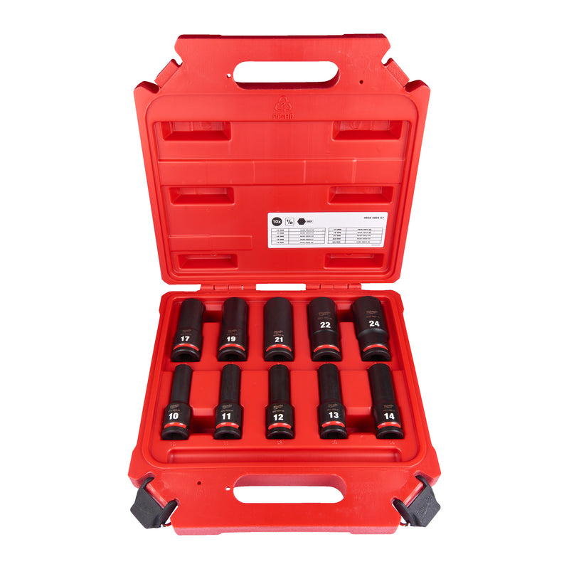 Hex socket Shockwave 1/2 deep set-10pcs