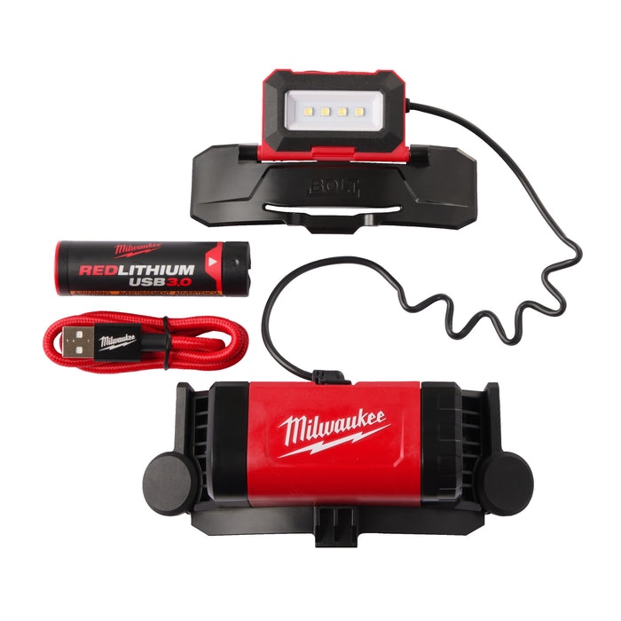 USB rechargeable Bolt Headlamp w/ 600 Lumen