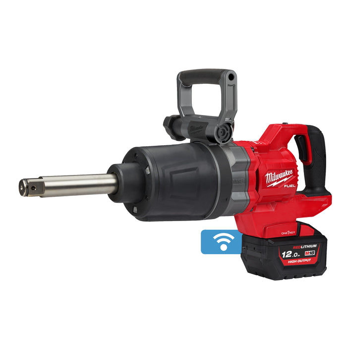 M18 ONE-KEY FUEL High Torque 1" Impact Wrench D-Handle Long Anvil Friction Ring