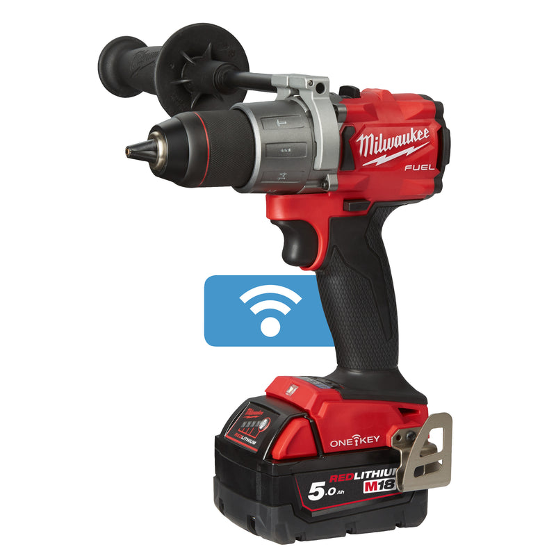 M18 FUEL ONE-KEY Percussion Drill (2 X 5.0Ah batteries, charger, HD Box)